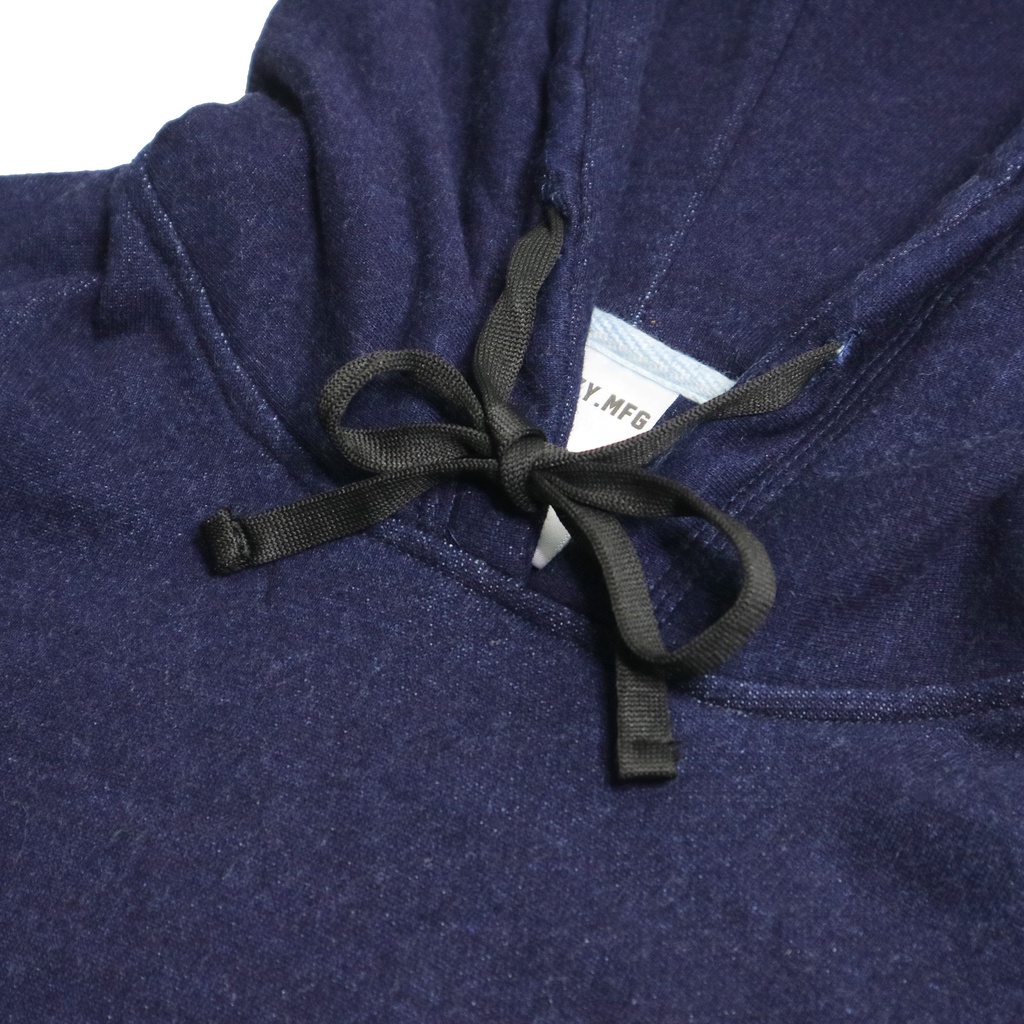 YESZY.MFG Hoodie Navy Tone Globe Embroidery