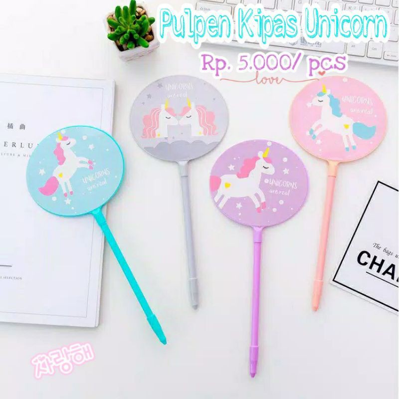 

Pulpen Kipas Unicorn