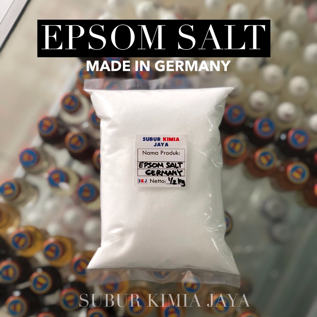 

Epsom Salt Germany / Garam Inggris / Magnesium Sulfate / MgSO4 500 gr