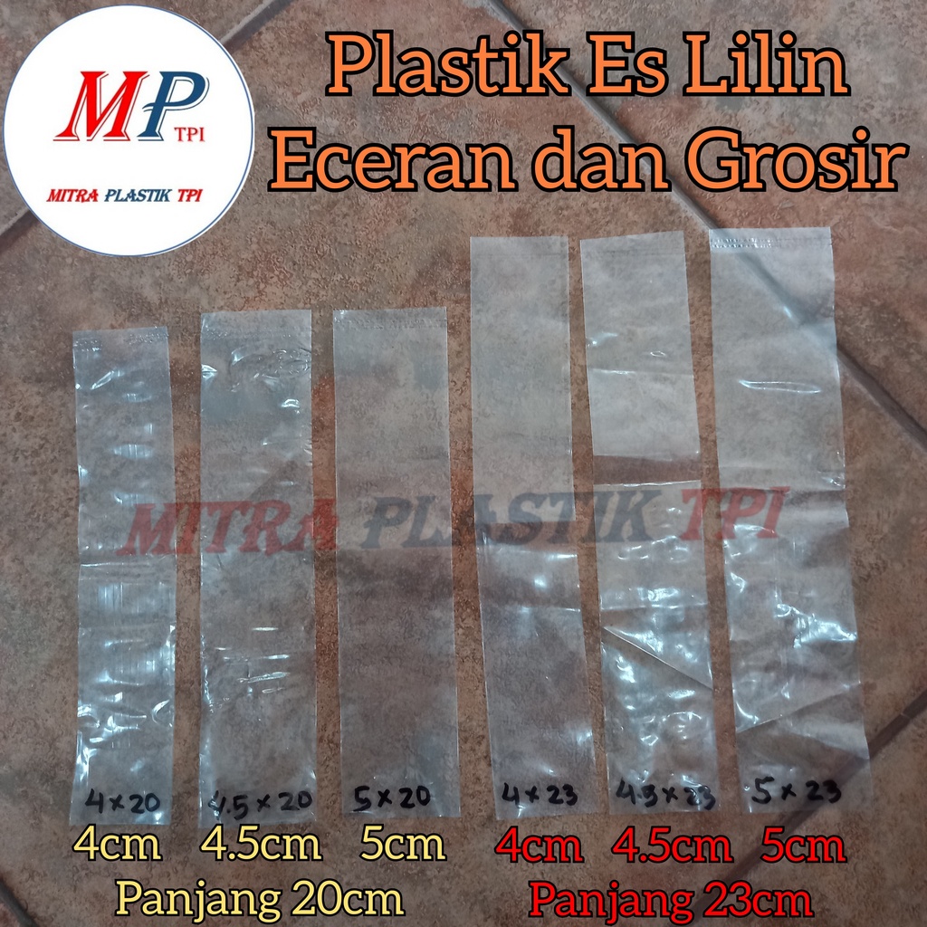 Jual Plastik Es Lilin Plastik Pe Panjang Shopee Indonesia