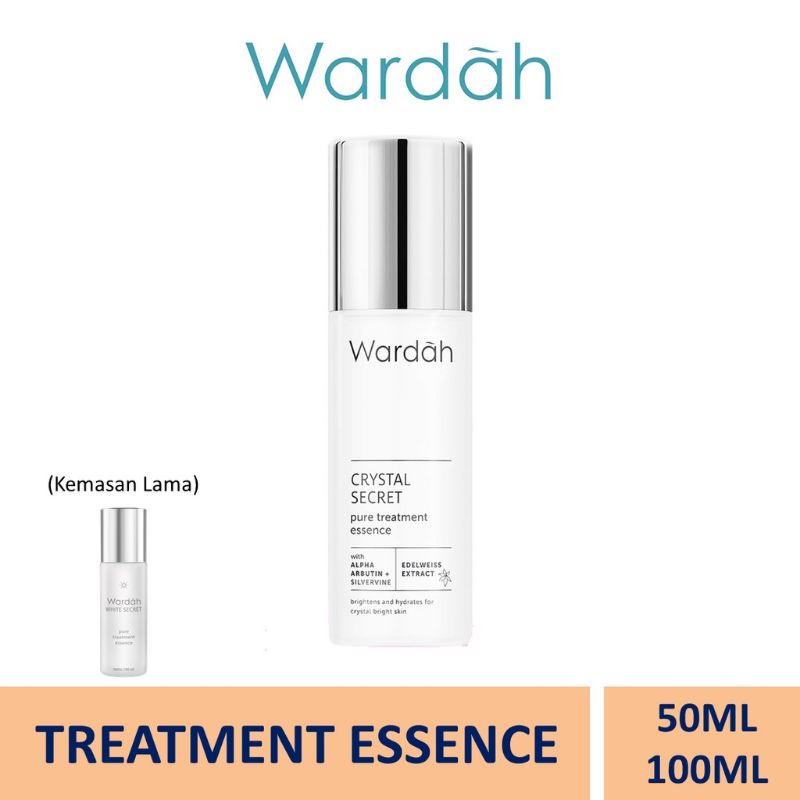 Wardah Crystal Secret Pure Treatment Essence  30  ml  dan  50 ml