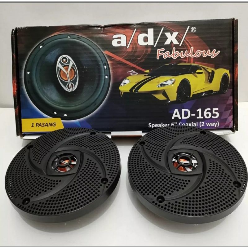 SPEAKER COAXIAL A/D/X adx-609 sepasang 3 WAY