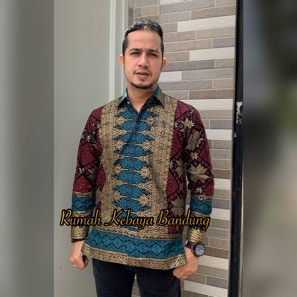 KEMEJA COUPLE MALIKA SET (UNTUK ORDER CEWEK DI FOOT LAIN YA)BATIK JUPRI BATIK SONGKET