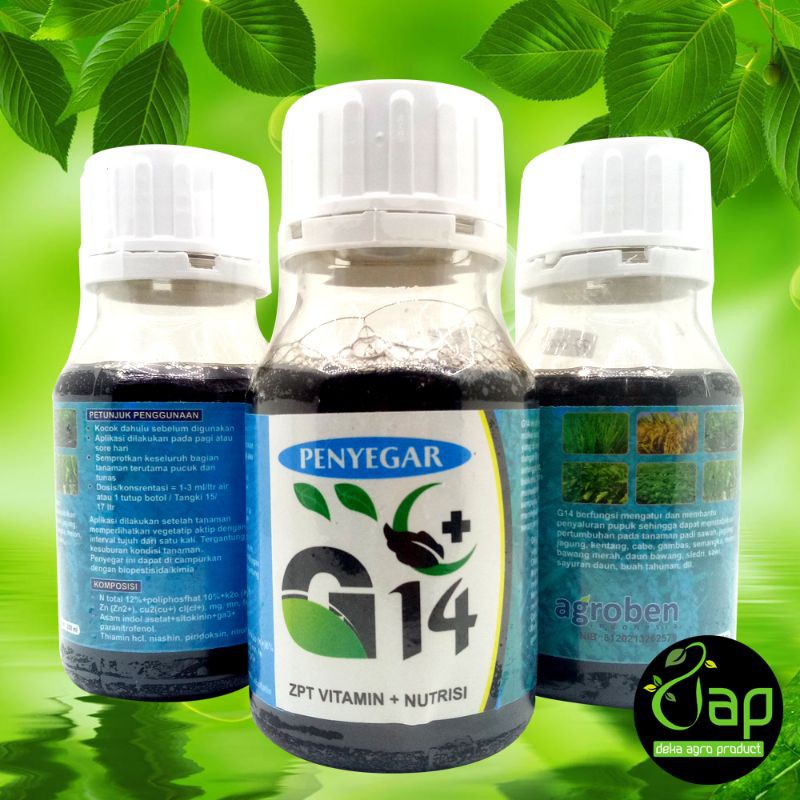 PUPUK ZPT VITAMIN NUTRISI G14 250ML G 14 penyegar tanaman spesial
