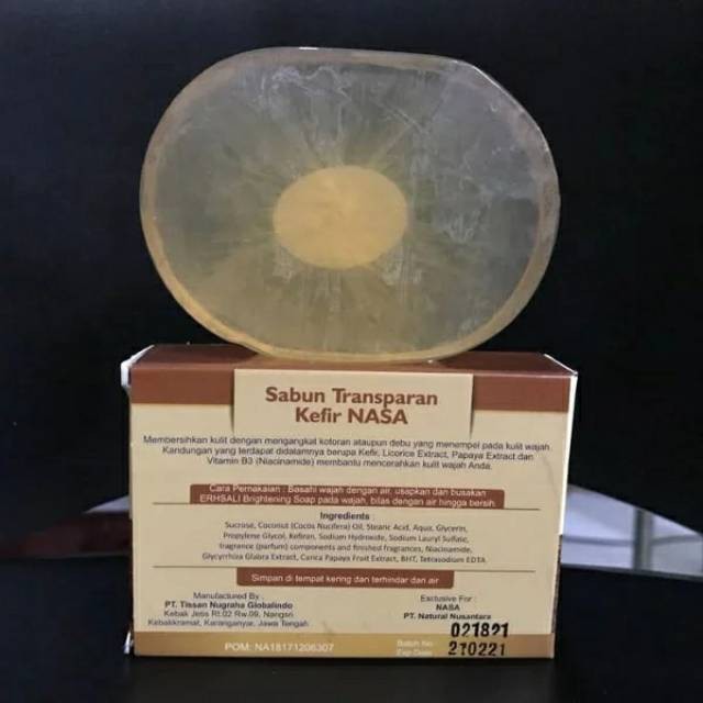 ERHSALI BRIGHTENING SOAP ORI NASA - SABUN KEFIR MENCERAHKAN