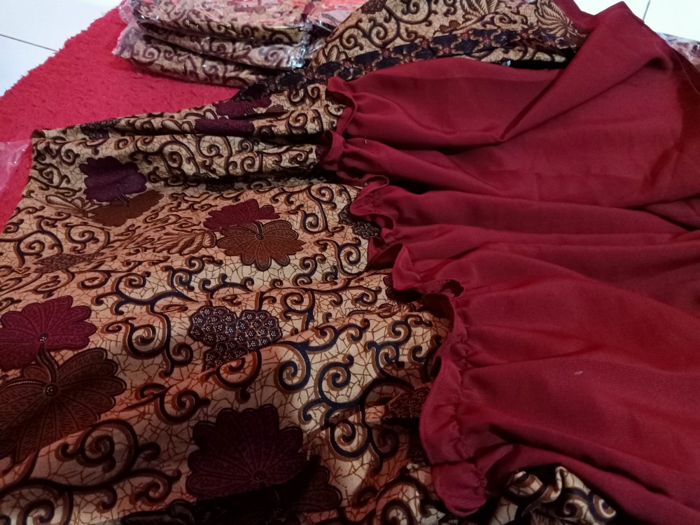 Gamis Batik Terlaris 001  Motif Terbaru Batik Pekalongan Terlaris