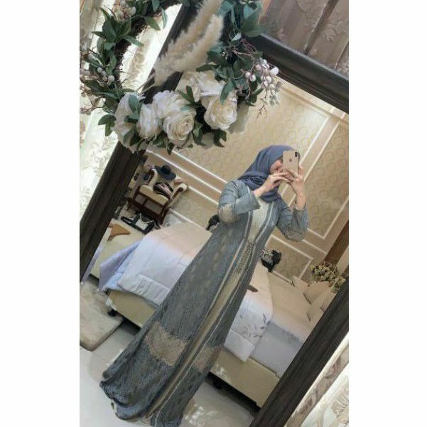 JEHANARA LUXURY BABY BLUE SIZE L BY KALEELA.ID