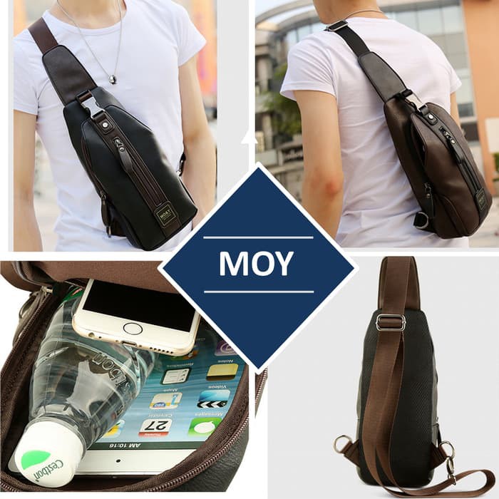 Tas Selempang Muda Original/Import/Branded/Shoulder Bag/Bahu/Tas Selempang/Pria/Dada/Slempang/Murah