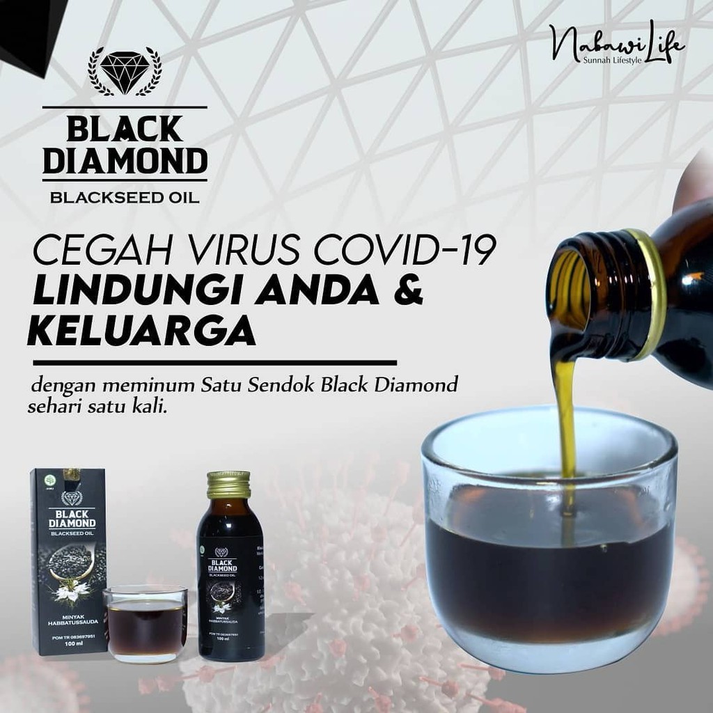 Minyak Habatusauda Original Asli Oil Cair Black Diamond