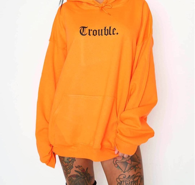 HOODIE TROUBLE SIZE M - XXXL