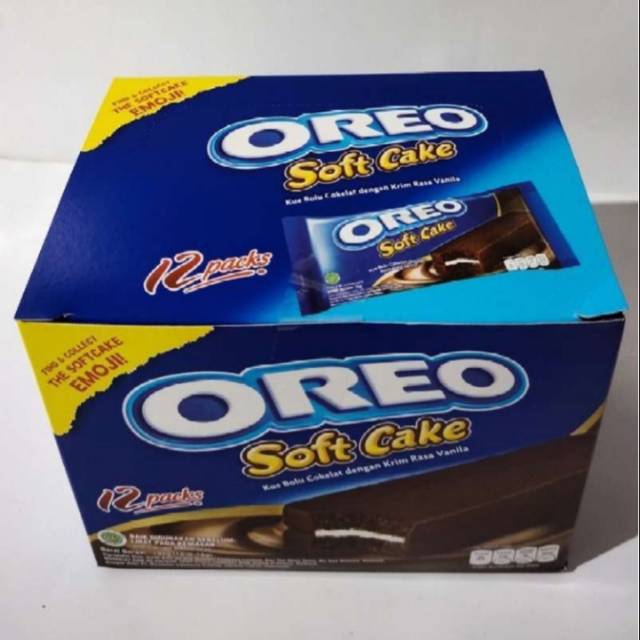 

Oreo Soft Cake 1Box Isi 12pcs @16g