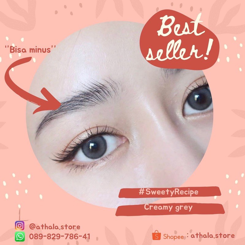 Softlens recipe Creamy grey / bisa minus
