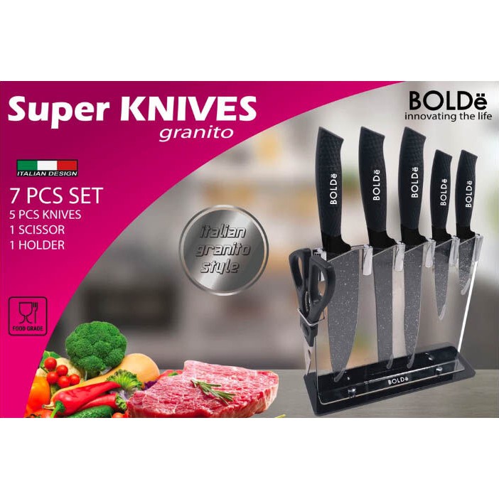 Pisau Set BOLDe - Super Knives granito