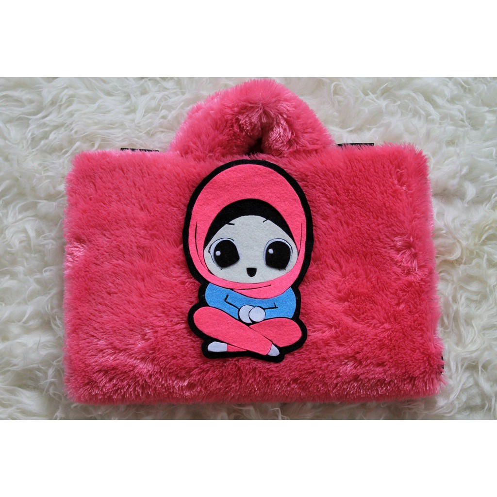 Muslimah Bulu Lebat 10 - 17 inch Softcase Tas Laptop 