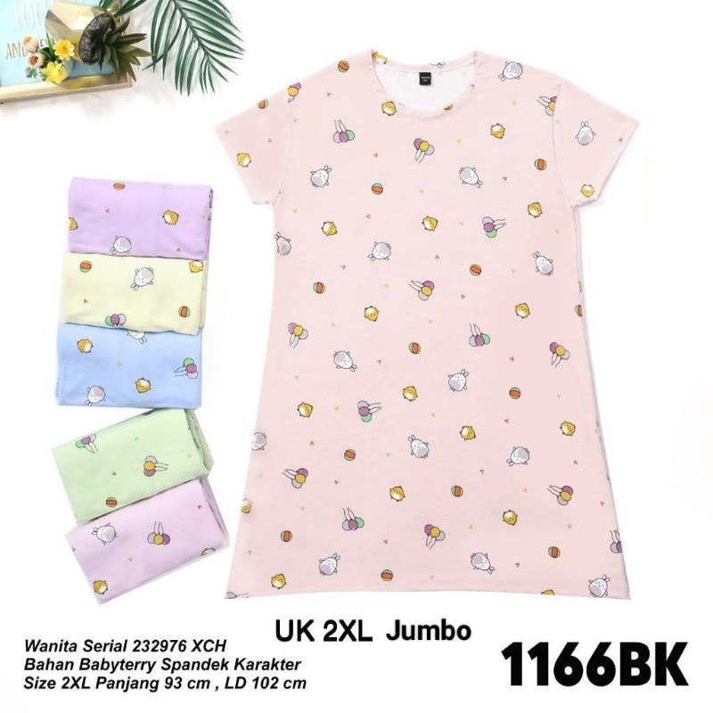 DASTER LEMONE ORIGINAL SUPER JUMBO 2XL BAHAN BEBYTERY MOTIF