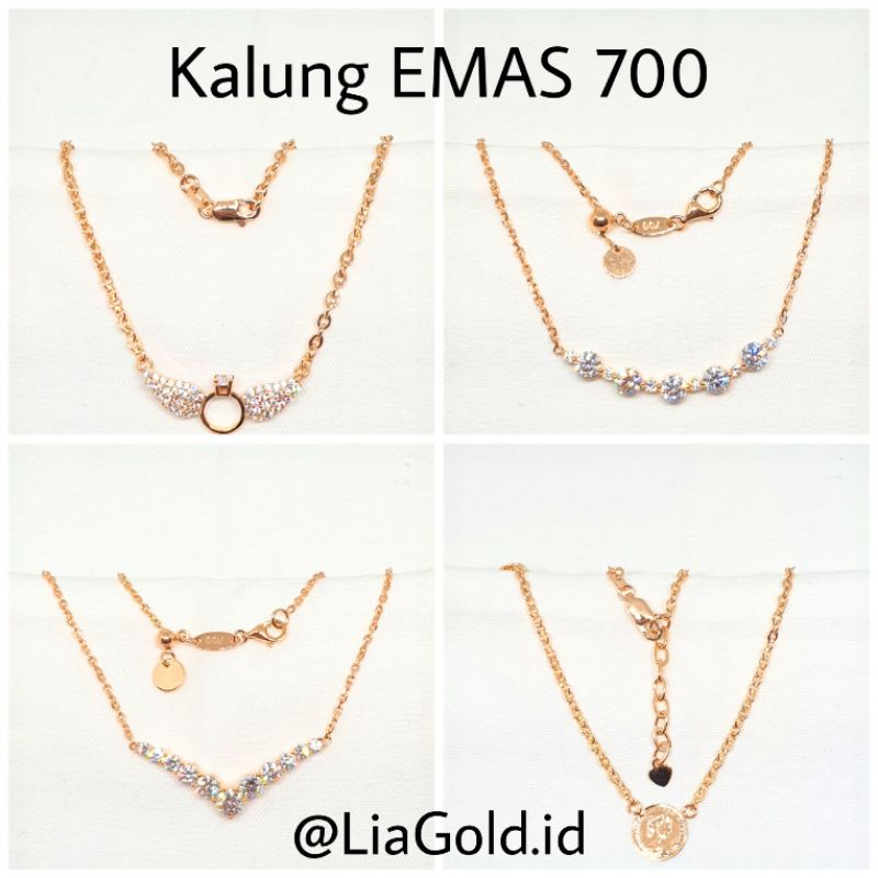 Kalung EMAS Asli Kadar 700 / 16K ( TOKO MAS LIA GOLD BEKASI )