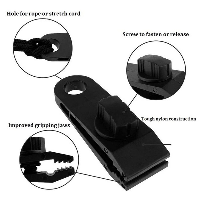 【COD】 Strap Penjepit Flysheet` Clamp Pengencang Tenda Jepit