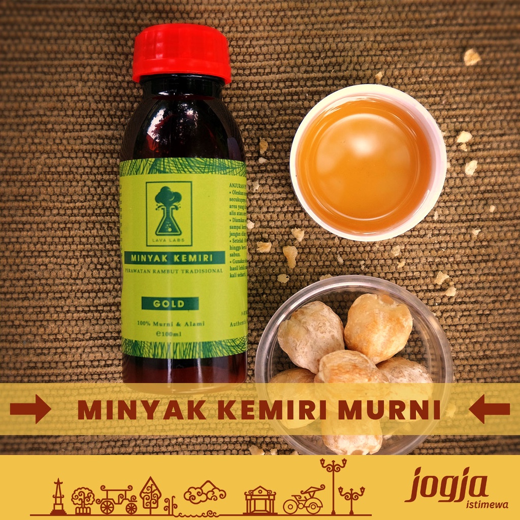 Minyak Kemiri Asli Tradisional Lava Labs Yogyakarta Gold Murni Penumbuh Rambut Bayi Anak Dewasa