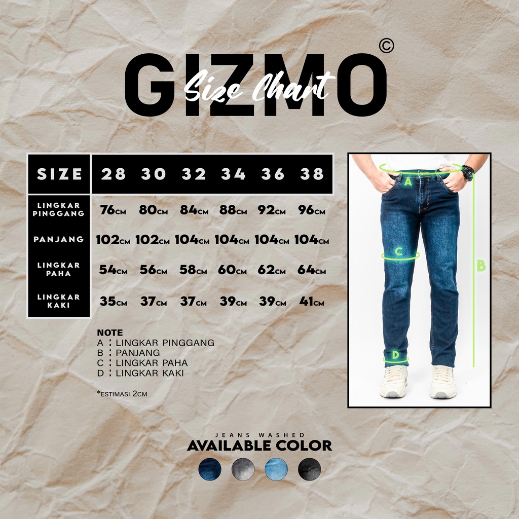 Gizmo - Denim Pants Blue Washed