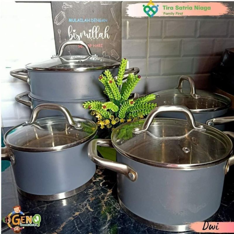 Premium Blue Sapphire Cookware Swiden