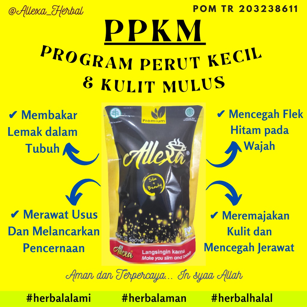 

PELUNTUR LEMAK - Teh Diet Allexa Herbal Pengecil Lingkar Perut Teh Diet & Detox Pelangsing Herbal Slimming Tea Pembakar Lemak Susut Tea Menghaluskan Kulit Obat Jerawat Pelangsing Paha Pelangsing Lengan Aman Pria Wanita Anti Penuaan Dini Herbal Sehat BPOM