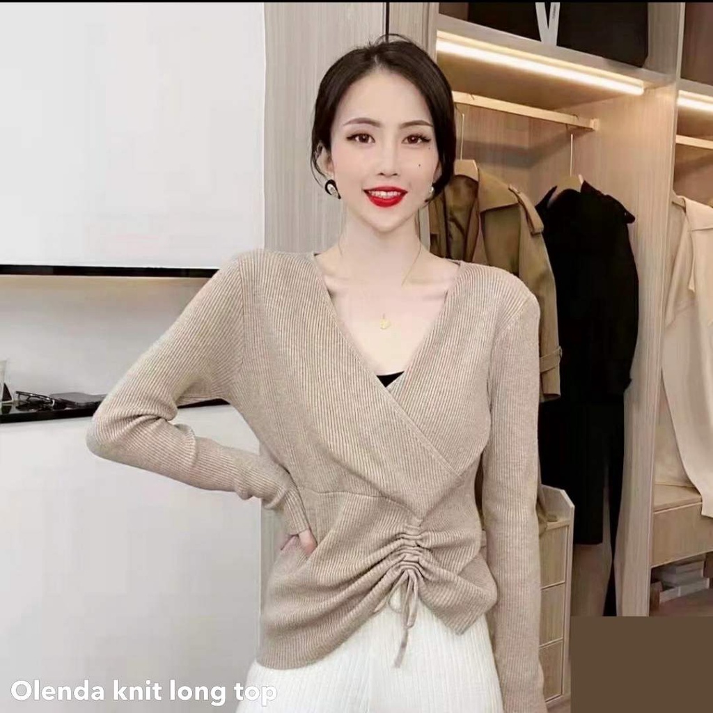 Olenda knit long top - Thejanclotheds