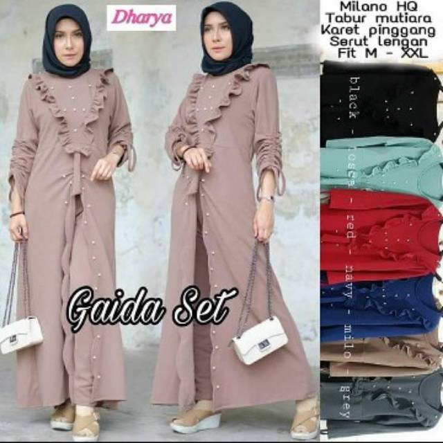 Gamis soloan,  gamis set