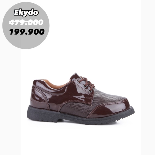 Ekydo Sepatu Formal Anak Cokelat