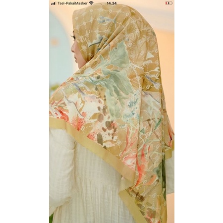 Xanadu Honey Syari Syar’i Xanadu Honey Larga XL Xanadu scarf Ria miranda x buttonscarves
