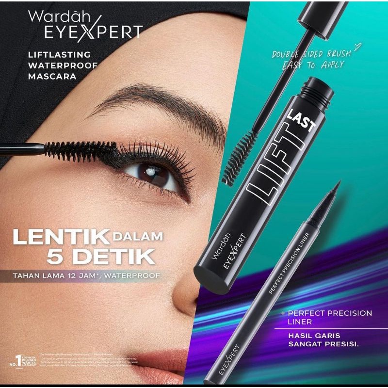 `ღ´ PHINKL `ღ´ Wardah Eyexpert Liflast Waterproof Mascara maskara bulu mata cetar hitam tebal