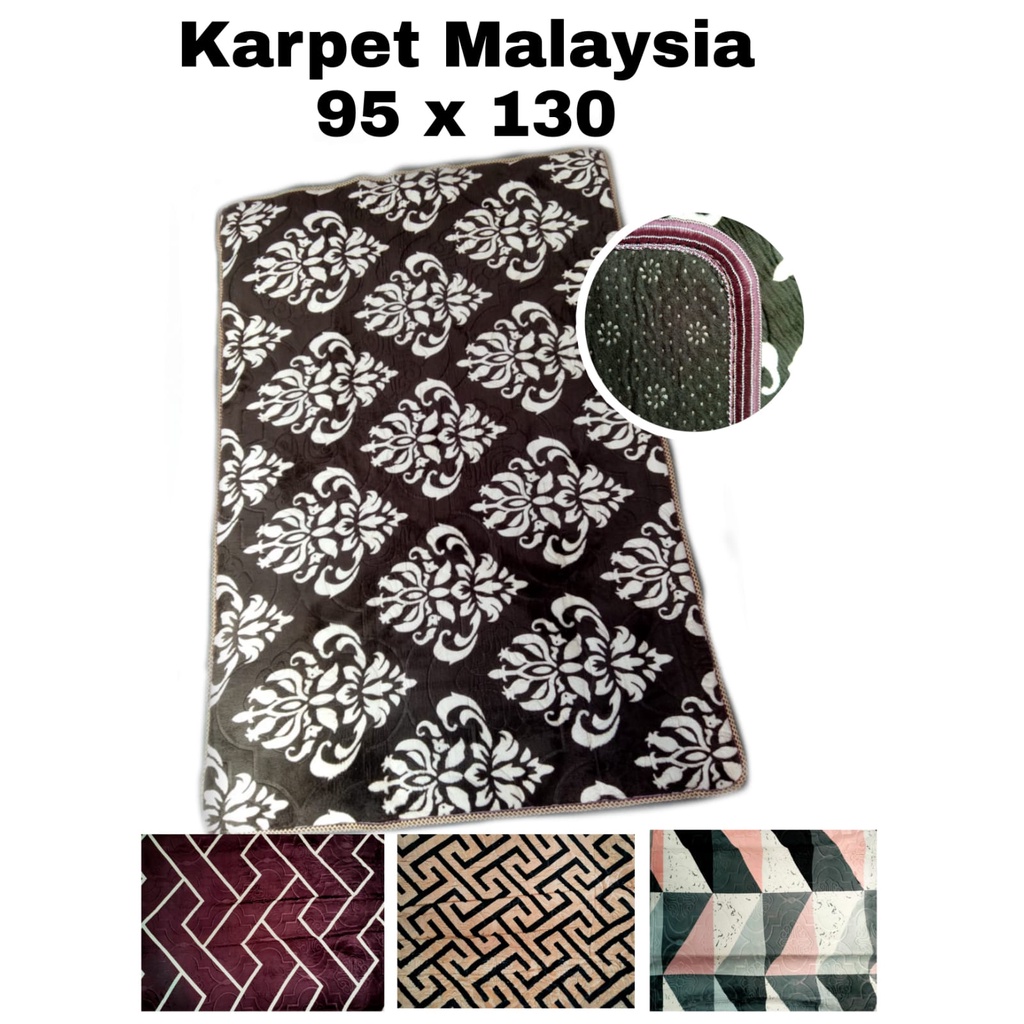 Karpet Lantai Tebal dan Empuk Minimalis KARPET MALAYSIA UK 90 X 135(UNTUK IMAM DAN BAWAH MEJA)