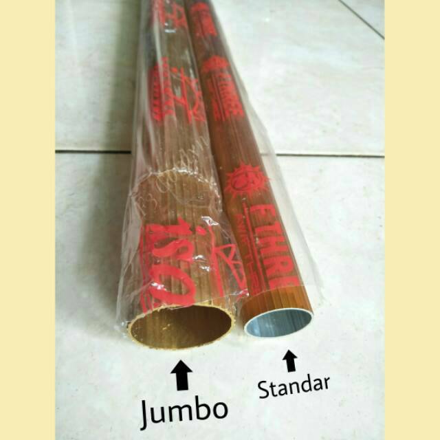 Soka Garis JUMBO FULL SET/rel gorden diameter 3cm/rail gordyn bulat mewah keren murah/batang hordeng