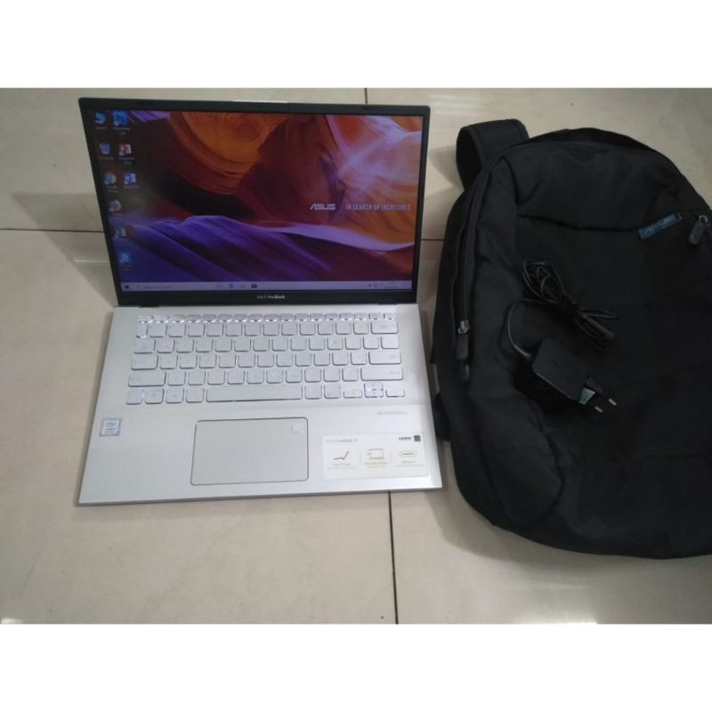 LAPTOP ASUS A412FA INTEL CORE I3-8145U RAM 4GB SSD 512GB 14 INCH FHD KEYBOARD BACKLIT MASIH GARANSI