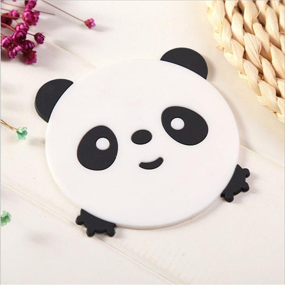 Solighter Silicone Coaster Cute Pad Hewan Aksesoris Dapur