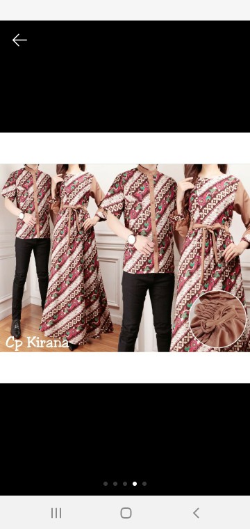 Cp Kirana Baju Couple Pasangan Batik Sarimbit Termurah Kekinian Baju Setelan Kondangan Terbaru