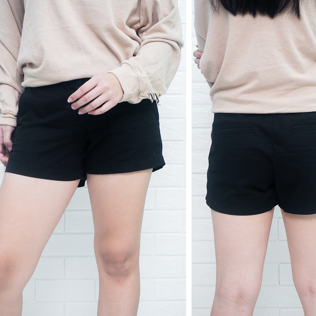 CELANA PENDEK WANITA HOTPANT J CREW  CHINO TWILL CLASSIC TIPIS