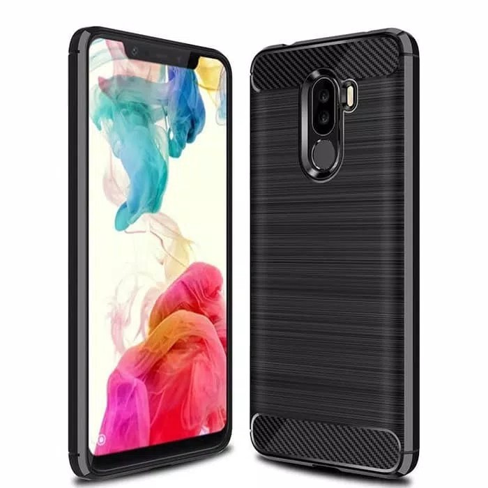 POCOPHONE M3 / X3 NFC/POCOPHONE F1 CASE SLIM IPAKY CARBON, SOFTCASE BLACK CARBON