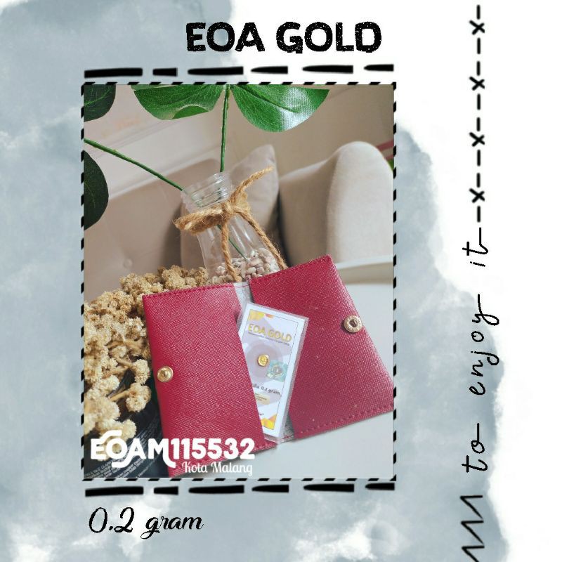 EOA Gold 0,2 gram Free Card Holder