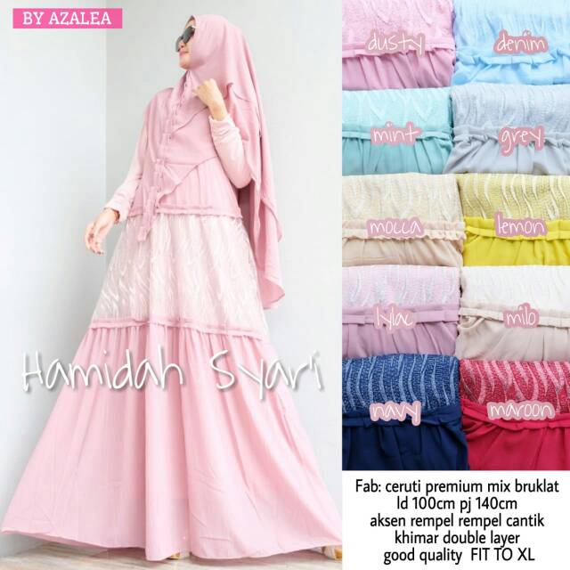 HAMIDAH GAMIS SYARI MURAH SOLO