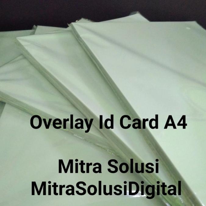 

KERTAS PVC ID CARD A4 OVERLAY PRINT NYA SAJA 25 LEMBAR