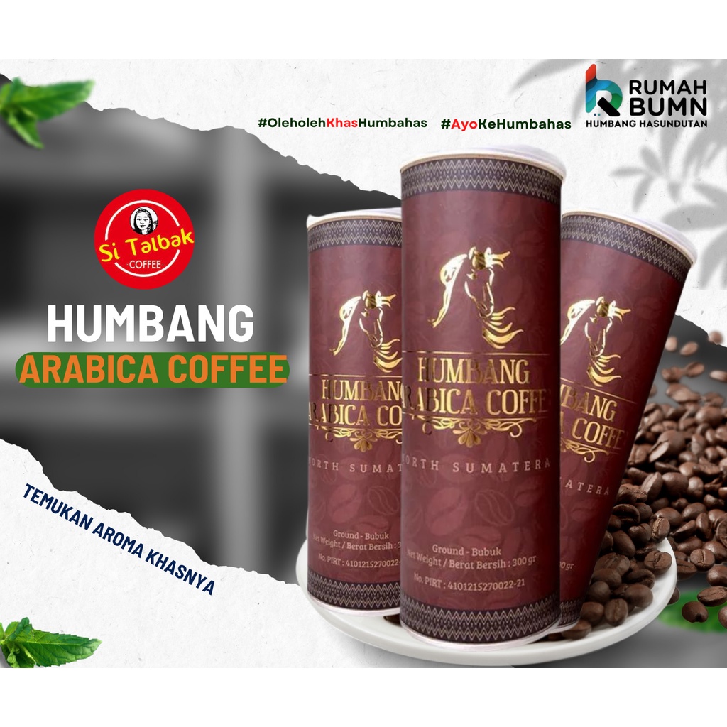 

HUMBANG ARABICA COFFEE VERSI CUP 300 Gr / OLEH - OLEH KHAS HUMBAHAS - FREE PACKAGING
