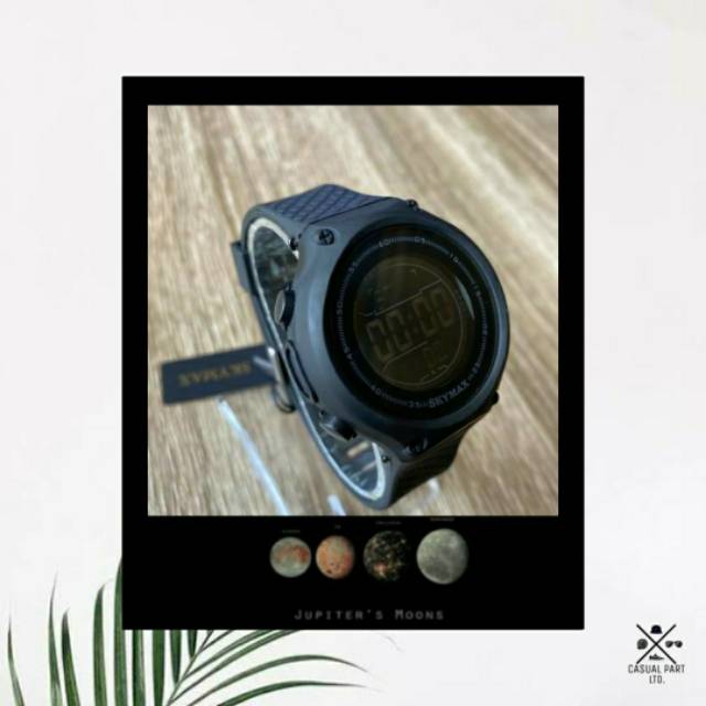 SkyMax Casual Sport Watch, For Your Casual Style, Water Resist (Black)