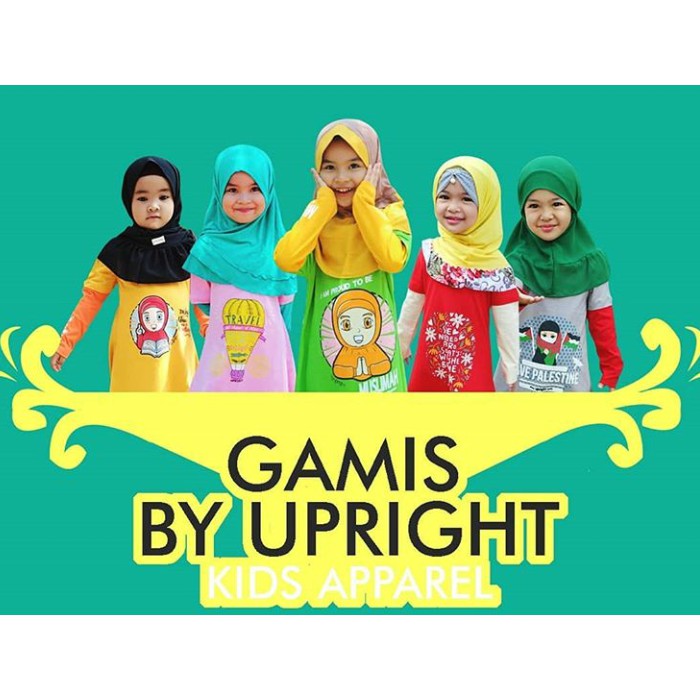 2-12 tahun gamis muslim baju anak murah lebaran idul fitri 