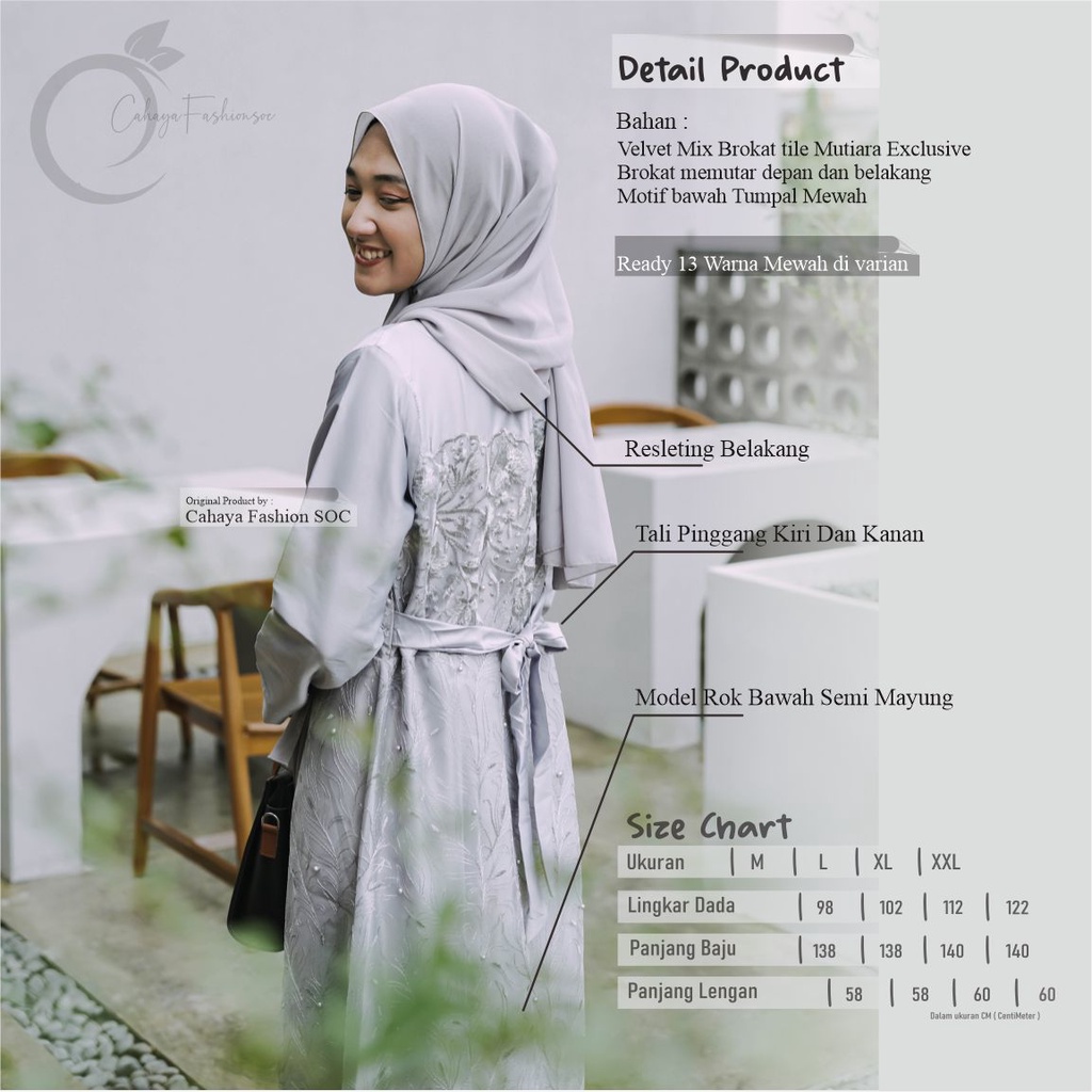 gamis brokat jumbo terbaru 2021 ZUMARA MAXY READY STOK  GAMIS BRUKAT JUMBO MEWAH ORIGINAL BY CAHAYAF