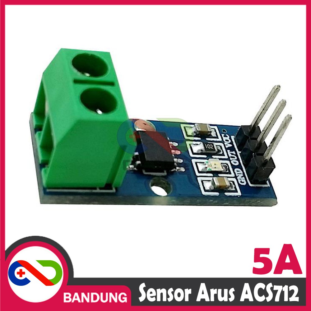 SENSOR ARUS ACS712 5A RANGE HALL CURRENT SENSOR MODULE FOR ARDUINO UNO NANO MEGA