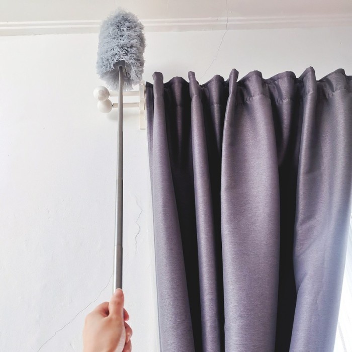 BAROKAH Kemoceng Microfiber Pembersih Debu Tongkat Flexible Telescopic Duster