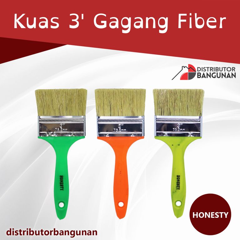 

Kuas 3' Gg Fiber HONESTY (12pcs;1Q=600pcs)