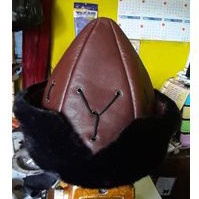 Kurulus Osman / Topi Turki Bahan Kulit / Peci Turki / Peci Ottoman / Topi Ertugul Gazi