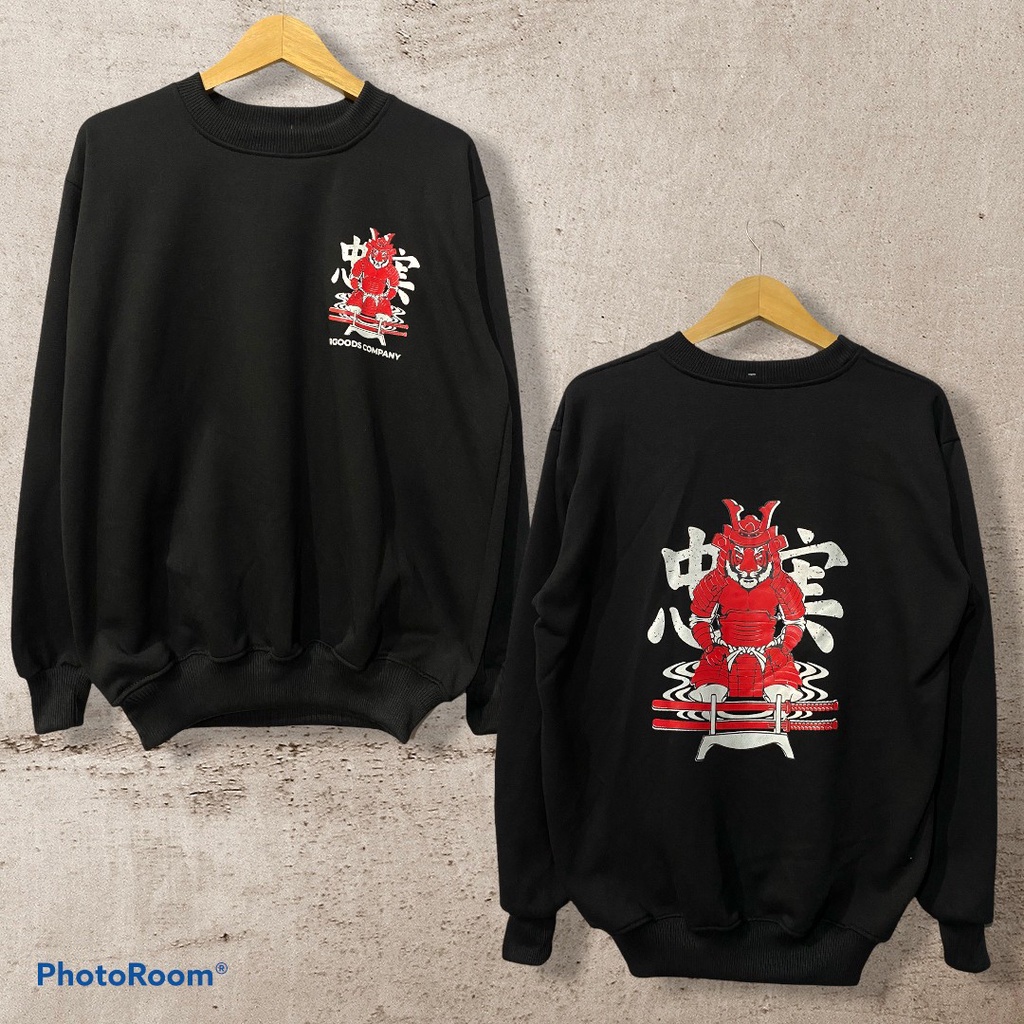 Crewneck Sweater  Memphis Caracter Full Print Depan Belakang Terbaru