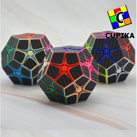 Rubik Megaminx QIYI Kibiminx 2x2 Carbon karbon 2x2x2 Qi Yi Kilominx